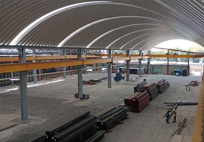 estructura metálica nave industrial